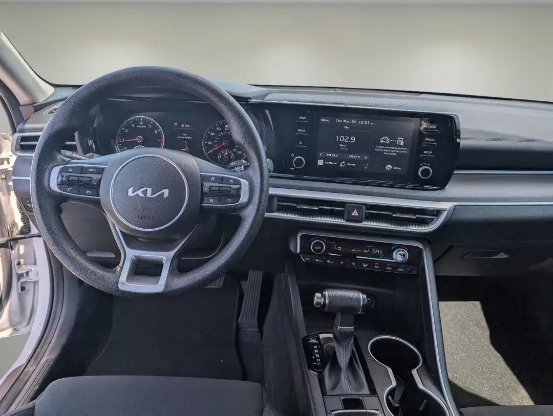 2023 /Black Kia K5 LXS (5XXG14J27PG) with an Intercooled Turbo Regular Unleaded I-4 1.6 L/98 engine, 8-Speed Automatic w/OD transmission, located at 7000 Northlake Connector, Columbus, GA, 31904, (706) 987-8085, 32.524975, -84.978134 - 2023 Kia K5 LXS - Photo#12