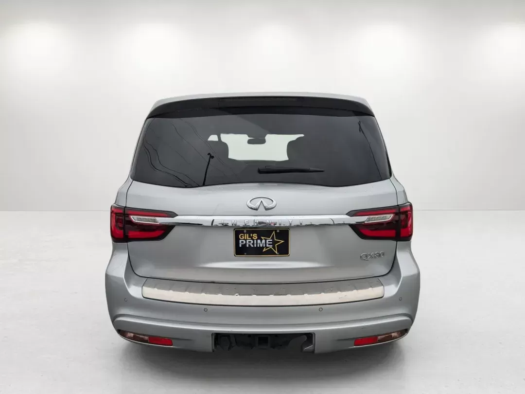 2019 /Graphite Infiniti QX80 LUXE (JN8AZ2NE9K9) with an Premium Unleaded V-8 5.6 L/339 engine, 7-Speed Automatic w/OD transmission, located at 1430 Gateway Drive, Opelika, AL, 36801, (334) 239-0944, 32.637871, -85.409790 - 2019 Infiniti QX80 LUXE - Photo#5