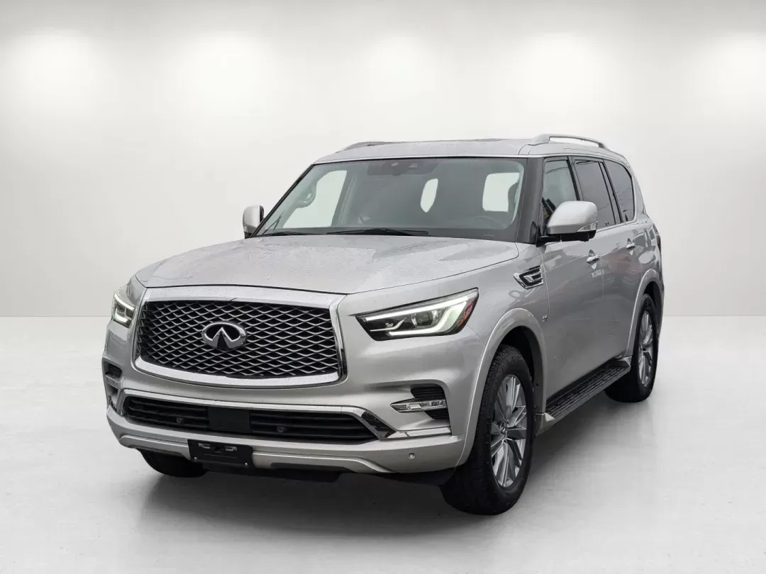 2019 /Graphite Infiniti QX80 LUXE (JN8AZ2NE9K9) with an Premium Unleaded V-8 5.6 L/339 engine, 7-Speed Automatic w/OD transmission, located at 3959 U.S. 80 W, Phenix City, AL, 36870, (334) 297-4885, 32.469296, -85.135185 - 2019 Infiniti QX80 LUXE - Photo#1