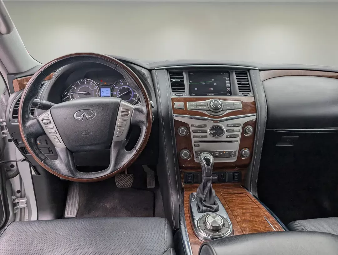 2019 /Graphite Infiniti QX80 LUXE (JN8AZ2NE9K9) with an Premium Unleaded V-8 5.6 L/339 engine, 7-Speed Automatic w/OD transmission, located at 3959 U.S. 80 W, Phenix City, AL, 36870, (334) 297-4885, 32.469296, -85.135185 - 2019 Infiniti QX80 LUXE - Photo#13