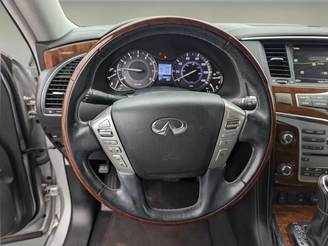 2019 /Graphite Infiniti QX80 LUXE (JN8AZ2NE9K9) with an Premium Unleaded V-8 5.6 L/339 engine, 7-Speed Automatic w/OD transmission, located at 3959 U.S. 80 W, Phenix City, AL, 36870, (334) 297-4885, 32.469296, -85.135185 - 2019 Infiniti QX80 LUXE - Photo#17