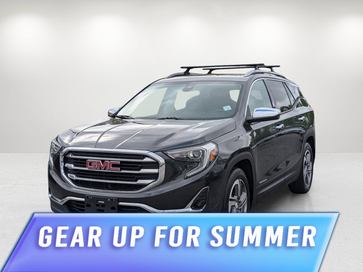 2019 /Medium Ash Gray/Jet Black GMC Terrain SLT (3GKALPEV9KL) with an Turbocharged Gas/E15 I4 1.5L/92 engine, 9-Speed Automatic transmission, located at 7000 Northlake Connector, Columbus, GA, 31904, (706) 987-8085, 32.524975, -84.978134 - 2019 GMC Terrain SLT - Photo#0
