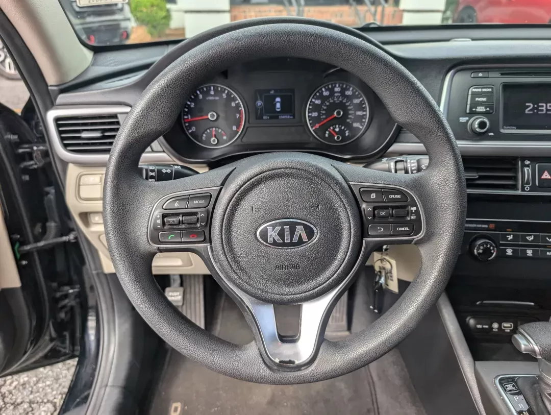 2017 /Beige Kia Optima LX (5XXGT4L3XHG) with an Regular Unleaded I-4 2.4 L/144 engine, 6-Speed Automatic w/OD transmission, located at 3959 U.S. 80 W, Phenix City, AL, 36870, (334) 297-4885, 32.469296, -85.135185 - 2017 Kia Optima LX - Photo#15