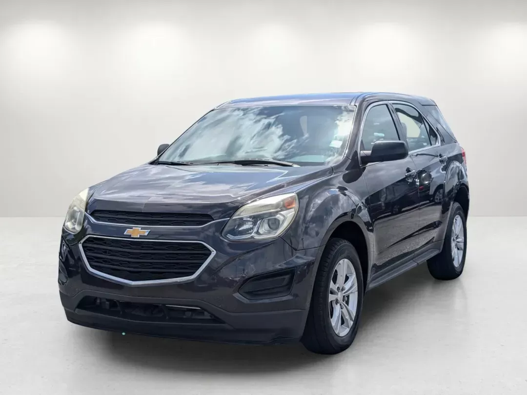 2016 /Jet Black Chevrolet Equinox LS (2GNALBEK9G6) with an Gas I4 2.4/145 engine, 6-Speed Automatic transmission, located at 804 22nd Ave, Phenix City, AL, 36870, (334) 297-1860, 32.484749, -85.024475 - 2016 Chevrolet Equinox LS - Photo#1