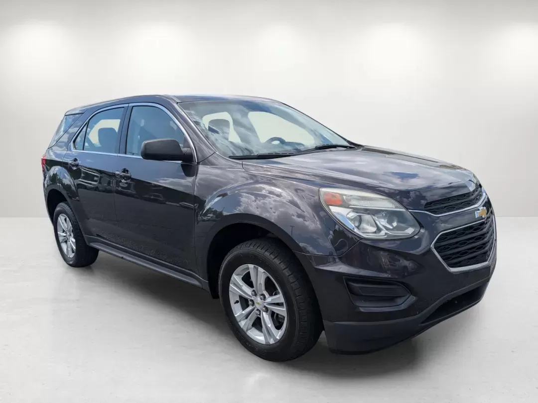 2016 /Jet Black Chevrolet Equinox LS (2GNALBEK9G6) with an Gas I4 2.4/145 engine, 6-Speed Automatic transmission, located at 804 22nd Ave, Phenix City, AL, 36870, (334) 297-1860, 32.484749, -85.024475 - 2016 Chevrolet Equinox LS - Photo#3