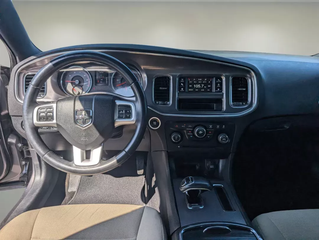 2014 /Black/Lt Frost Beige Dodge Charger SE (2C3CDXBG0EH) with an Regular Unleaded V-6 3.6 L/220 engine, 8-Speed Automatic w/OD transmission, located at 5115 14th Ave., Columbus, GA, 31904, (706) 323-0345, 32.511494, -84.971046 - 2014 Dodge Charger SE - Photo#11