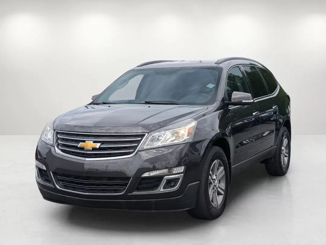 2016 /Ebony Chevrolet Traverse LT (1GNKRGKD7GJ) with an Gas V6 3.6L/217 engine, 6-Speed Automatic transmission, located at 7000 Northlake Connector, Columbus, GA, 31904, (706) 987-8085, 32.524975, -84.978134 - 2016 Chevrolet Traverse LT - Photo#0