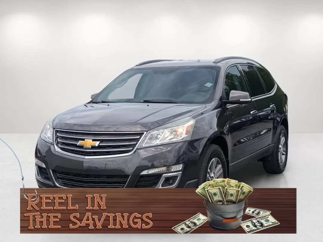 2016 /Ebony Chevrolet Traverse LT (1GNKRGKD7GJ) with an Other engine, located at 3959 U.S. 80 W, Phenix City, AL, 36870, (334) 297-4885, 32.469296, -85.135185 - 2016 Chevrolet Traverse LT - Photo#0