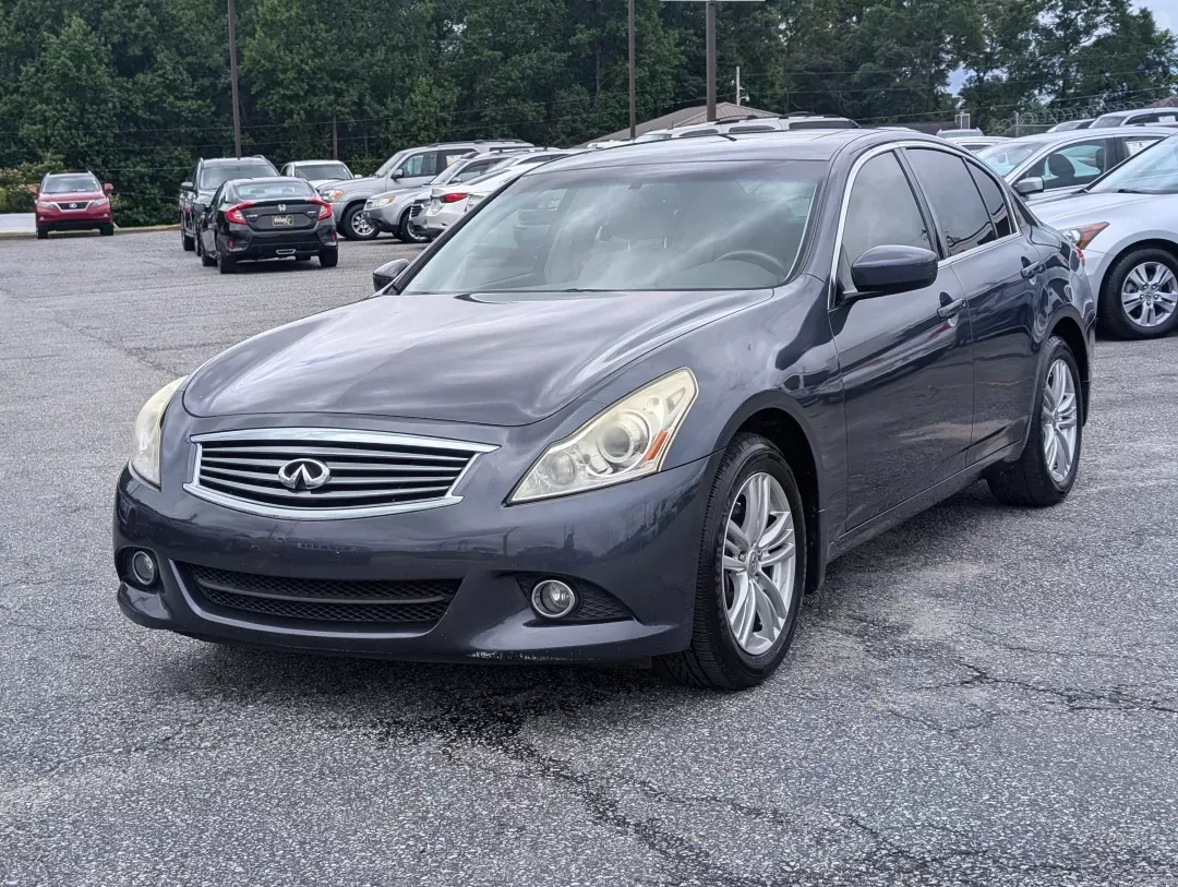 2012 /Stone Infiniti G25 Sedan x (JN1DV6AR8CM) with an Other engine, located at 5115 14th Ave., Columbus, GA, 31904, (706) 323-0345, 32.511494, -84.971046 - If you're looking for a stylish, dependable vehicle that fits seamlessly into an active lifestyle, look no further than this 2012 Infiniti G25 Sedan, now available at Gils Auto - Columbus. With its elegant design and robust performance, this sedan is perfect for everything from daily commutes to wee - Photo#0