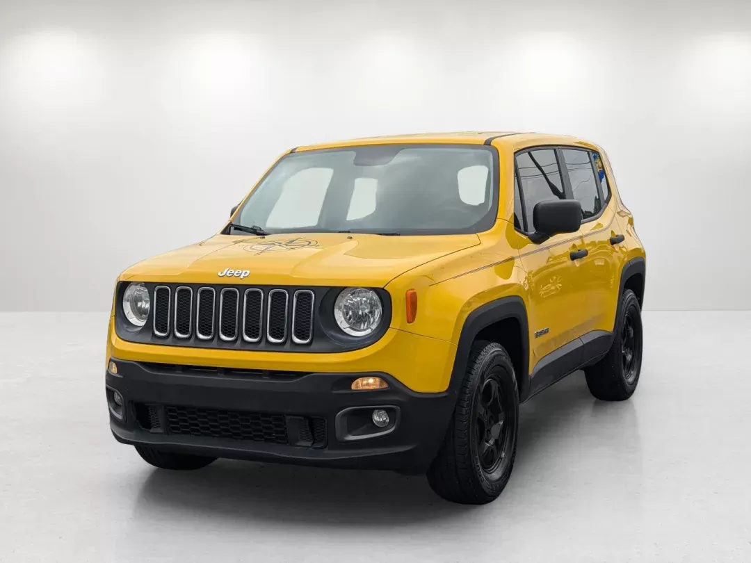 2015 /Black Jeep Renegade Sport (ZACCJBAT1FP) with an Regular Unleaded I-4 2.4 L/144 engine, 9-Speed Automatic w/OD transmission, located at 1430 Gateway Drive, Opelika, AL, 36801, (334) 239-0944, 32.637871, -85.409790 - 2015 Jeep Renegade Sport - Photo#0