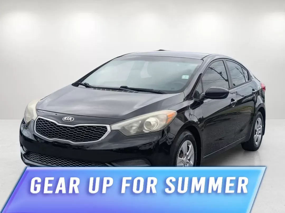 2016 /Black Kia Forte LX (KNAFK4A6XG5) with an Regular Unleaded I-4 1.8 L/110 engine, 6-Speed Automatic w/OD transmission, located at 804 22nd Ave, Phenix City, AL, 36870, (334) 297-1860, 32.484749, -85.024475 - 2016 Kia Forte LX - Photo#0