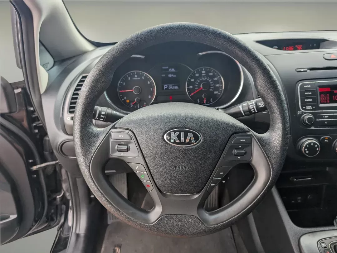2016 /Black Kia Forte LX (KNAFK4A6XG5) with an Regular Unleaded I-4 1.8 L/110 engine, 6-Speed Automatic w/OD transmission, located at 804 22nd Ave, Phenix City, AL, 36870, (334) 297-1860, 32.484749, -85.024475 - 2016 Kia Forte LX - Photo#12
