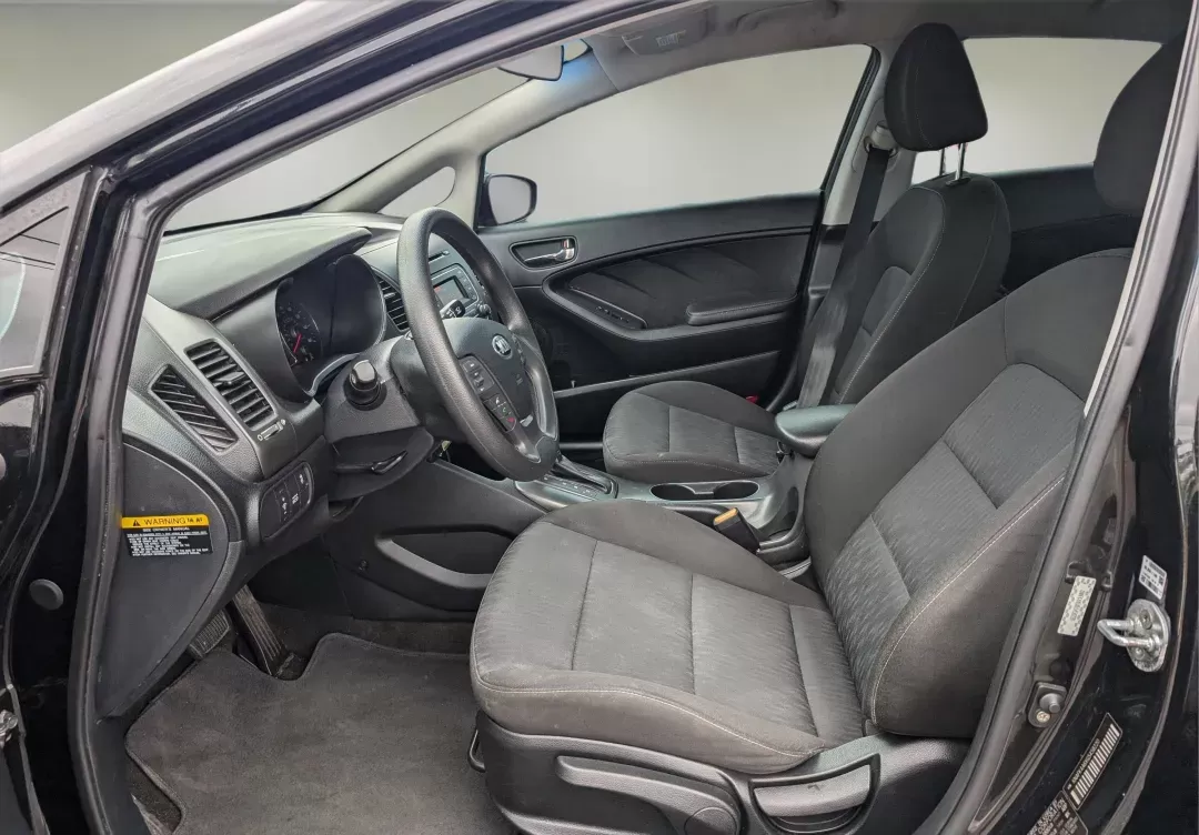 2016 /Black Kia Forte LX (KNAFK4A6XG5) with an Regular Unleaded I-4 1.8 L/110 engine, 6-Speed Automatic w/OD transmission, located at 804 22nd Ave, Phenix City, AL, 36870, (334) 297-1860, 32.484749, -85.024475 - 2016 Kia Forte LX - Photo#13