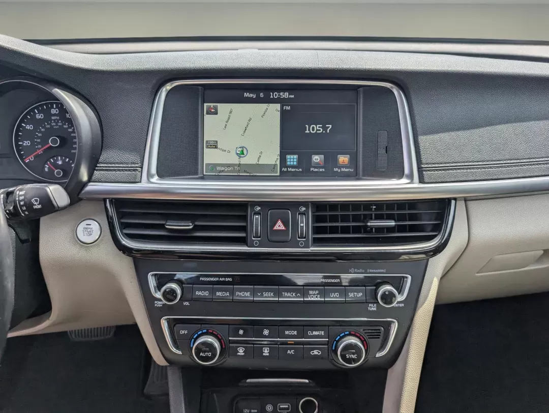 2016 /Beige Kia Optima EX (5XXGU4L33GG) with an Regular Unleaded I-4 2.4 L/144 engine, 6-Speed Automatic w/OD transmission, located at 804 22nd Ave, Phenix City, AL, 36870, (334) 297-1860, 32.484749, -85.024475 - 2016 Kia Optima EX - Photo#14