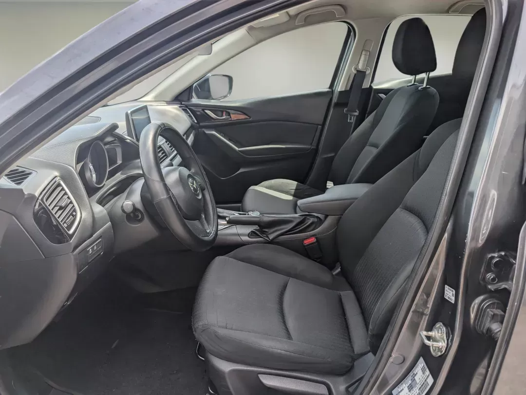 2015 /Black Mazda Mazda3 i Sport (3MZBM1U75FM) with an Regular Unleaded I-4 2.0 L/122 engine, 6-Speed Automatic w/OD transmission, located at 804 22nd Ave, Phenix City, AL, 36870, (334) 297-1860, 32.484749, -85.024475 - 2015 Mazda Mazda3 i Sport - Photo#9