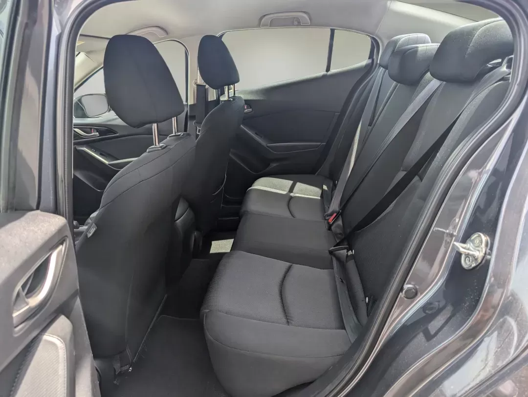 2015 /Black Mazda Mazda3 i Sport (3MZBM1U75FM) with an Regular Unleaded I-4 2.0 L/122 engine, 6-Speed Automatic w/OD transmission, located at 804 22nd Ave, Phenix City, AL, 36870, (334) 297-1860, 32.484749, -85.024475 - 2015 Mazda Mazda3 i Sport - Photo#10