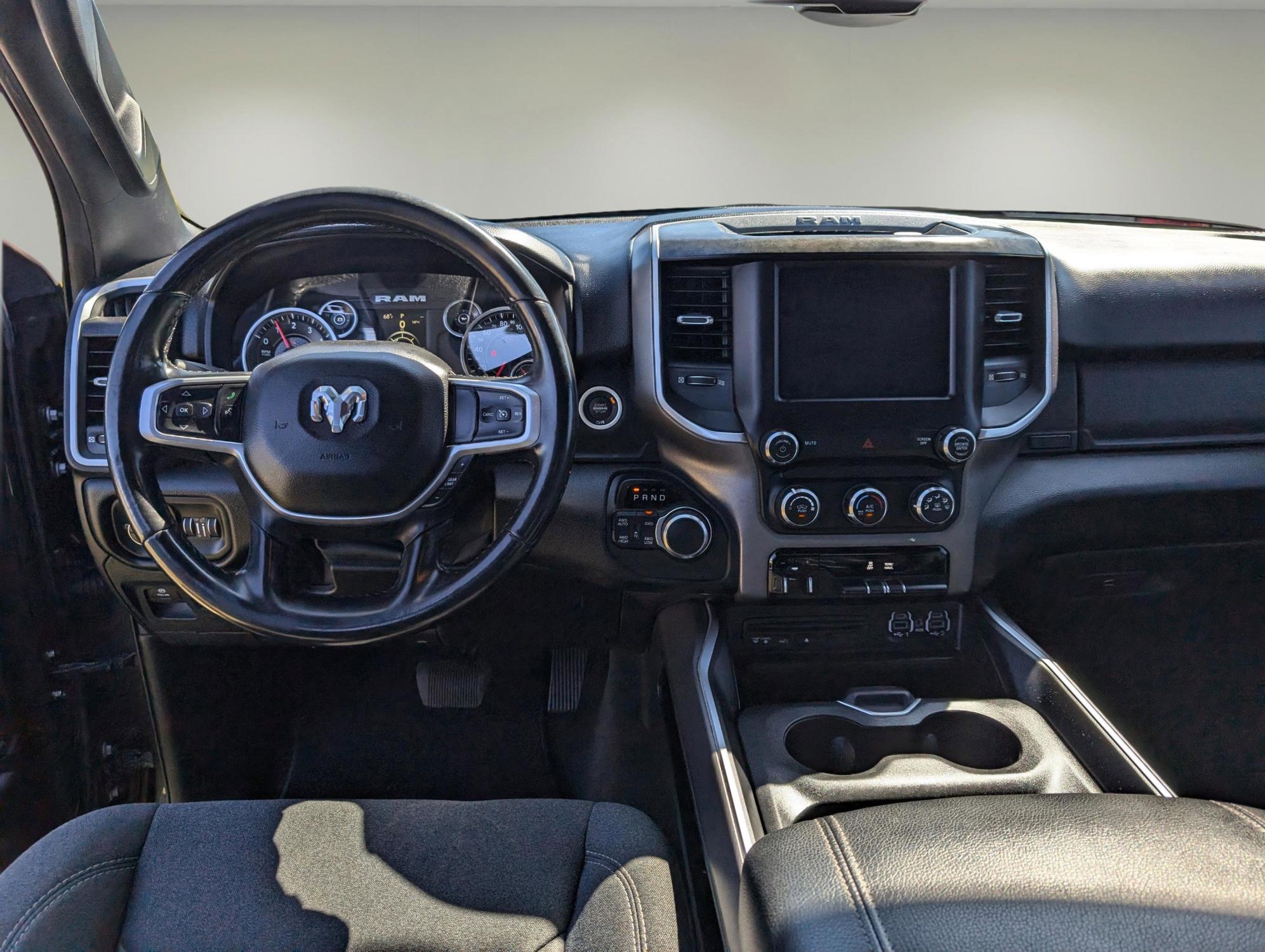 2019 /Black Ram 1500 Big Horn/Lone Star (1C6SRFFT8KN) with an Regular Unleaded V-8 5.7 L/345 engine, 8-Speed Automatic w/OD transmission, located at 3959 U.S. 80 W, Phenix City, AL, 36870, (334) 297-4885, 32.469296, -85.135185 - 2019 Ram 1500 Big Horn/Lone Star - Photo#12