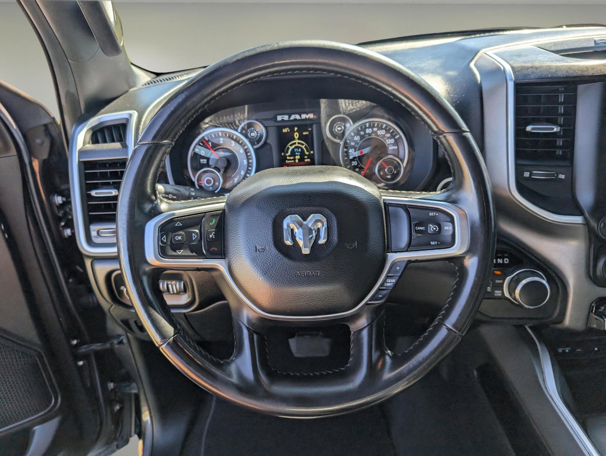 2019 /Black Ram 1500 Big Horn/Lone Star (1C6SRFFT8KN) with an Regular Unleaded V-8 5.7 L/345 engine, 8-Speed Automatic w/OD transmission, located at 3959 U.S. 80 W, Phenix City, AL, 36870, (334) 297-4885, 32.469296, -85.135185 - 2019 Ram 1500 Big Horn/Lone Star - Photo#16