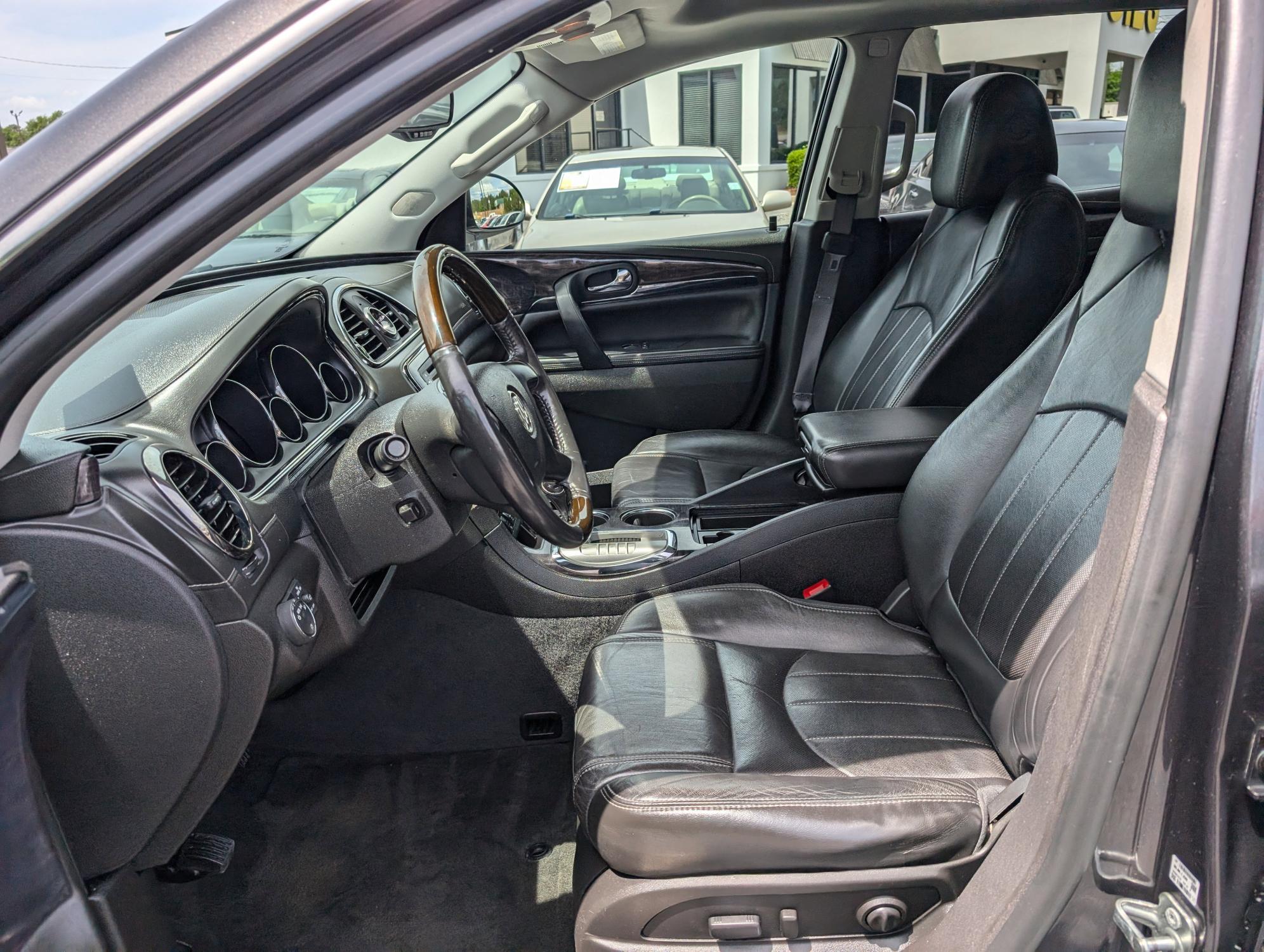 2015 /Ebony Buick Enclave Premium (5GAKRCKD9FJ) with an Gas V6 3.6L/217 engine, 6-Speed Automatic transmission, located at 3959 U.S. 80 W, Phenix City, AL, 36870, (334) 297-4885, 32.469296, -85.135185 - 2015 Buick Enclave Premium - Photo#8