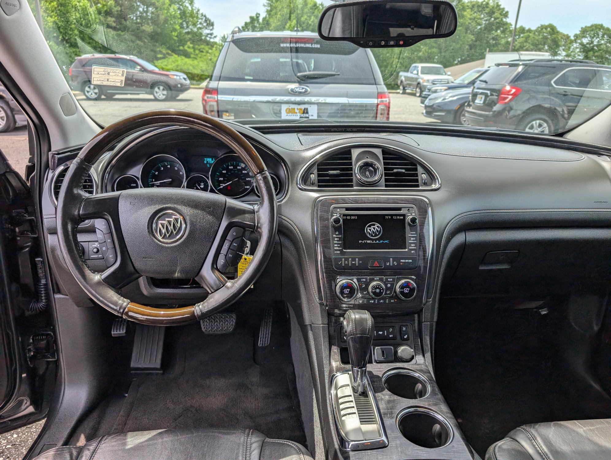 2015 /Ebony Buick Enclave Premium (5GAKRCKD9FJ) with an Gas V6 3.6L/217 engine, 6-Speed Automatic transmission, located at 3959 U.S. 80 W, Phenix City, AL, 36870, (334) 297-4885, 32.469296, -85.135185 - 2015 Buick Enclave Premium - Photo#11