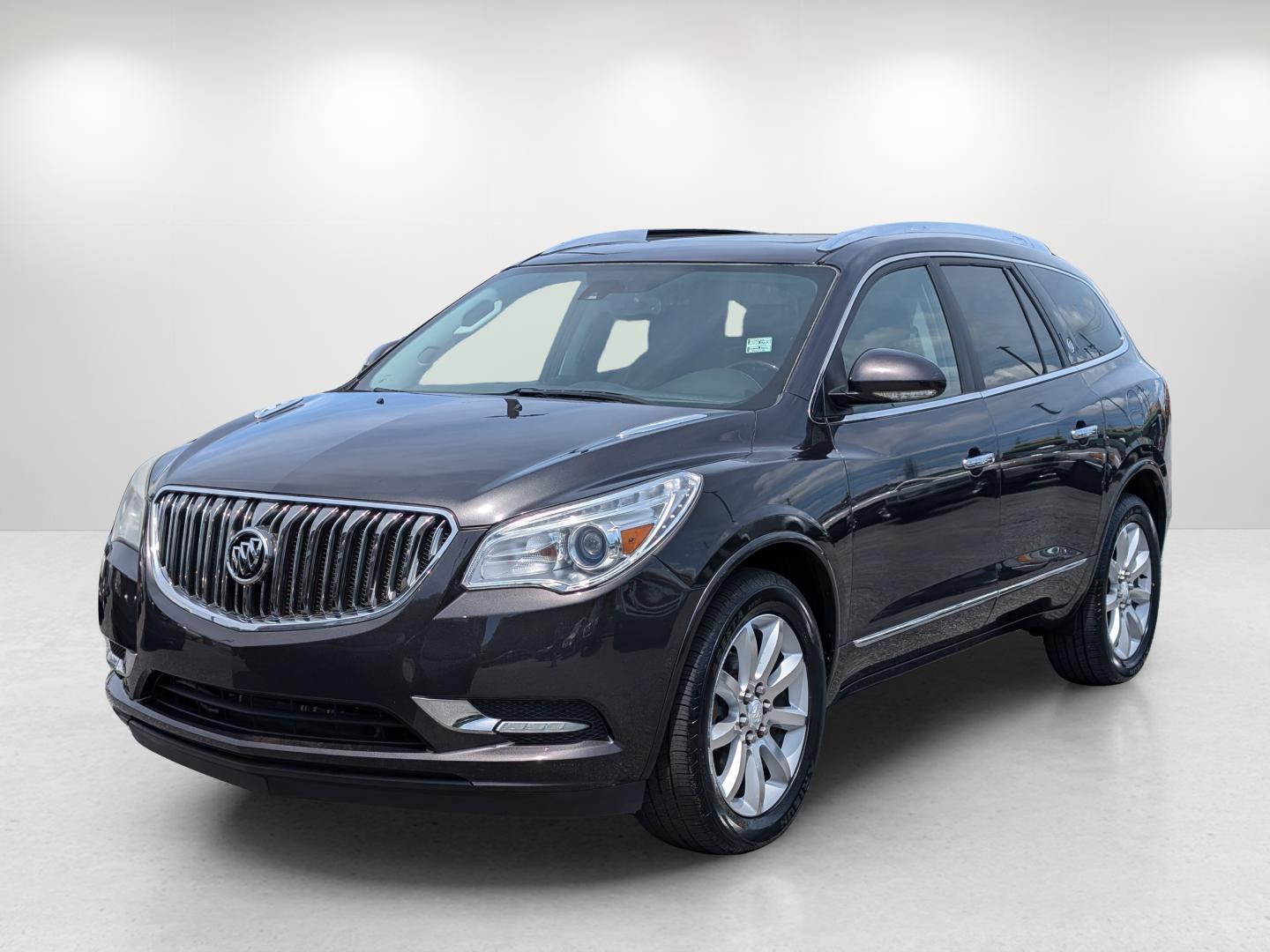 2015 /Ebony Buick Enclave Premium (5GAKRCKD9FJ) with an Gas V6 3.6L/217 engine, 6-Speed Automatic transmission, located at 3959 U.S. 80 W, Phenix City, AL, 36870, (334) 297-4885, 32.469296, -85.135185 - 2015 Buick Enclave Premium - Photo#1