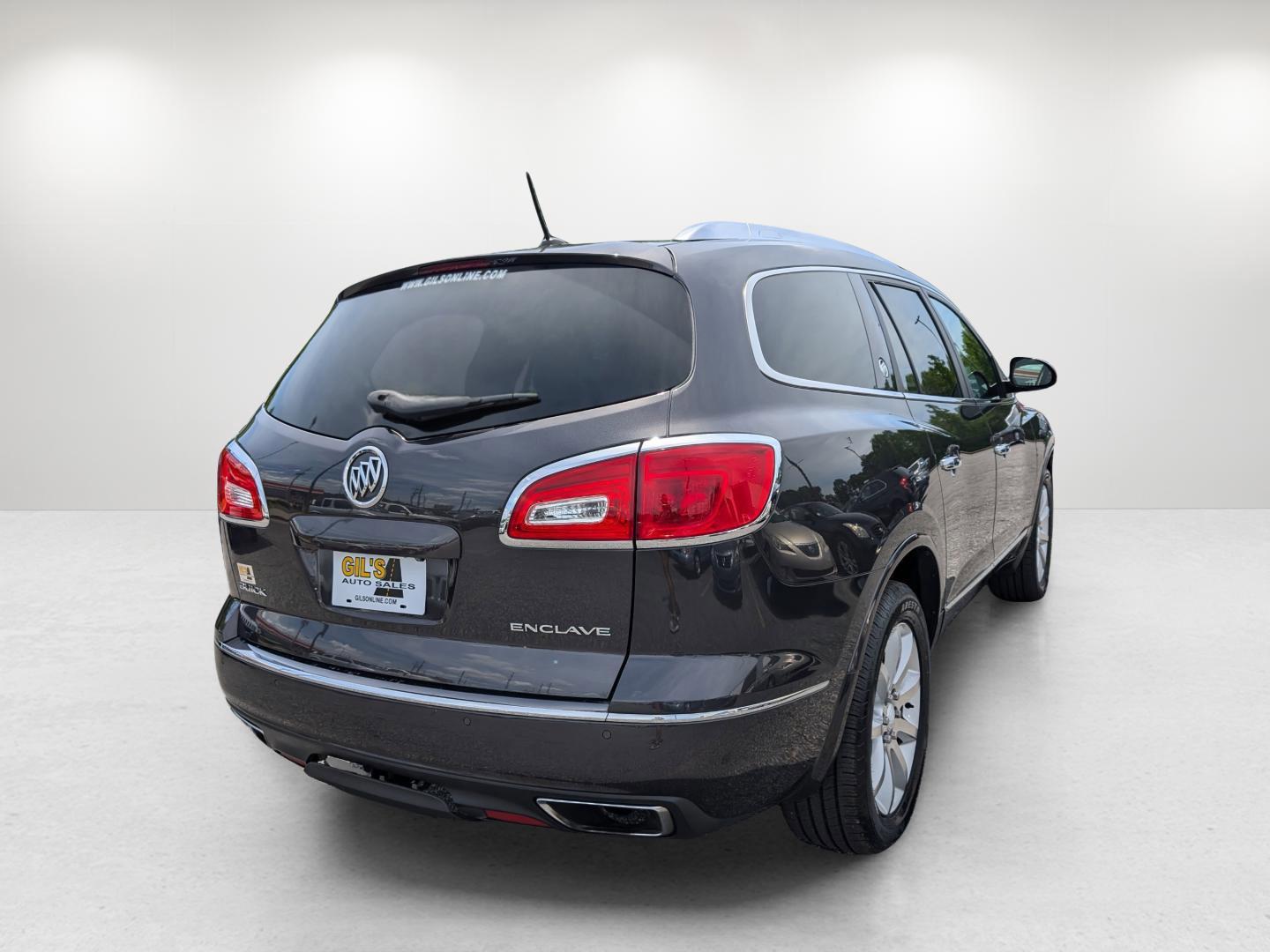 2015 /Ebony Buick Enclave Premium (5GAKRCKD9FJ) with an Gas V6 3.6L/217 engine, 6-Speed Automatic transmission, located at 3959 U.S. 80 W, Phenix City, AL, 36870, (334) 297-4885, 32.469296, -85.135185 - 2015 Buick Enclave Premium - Photo#5