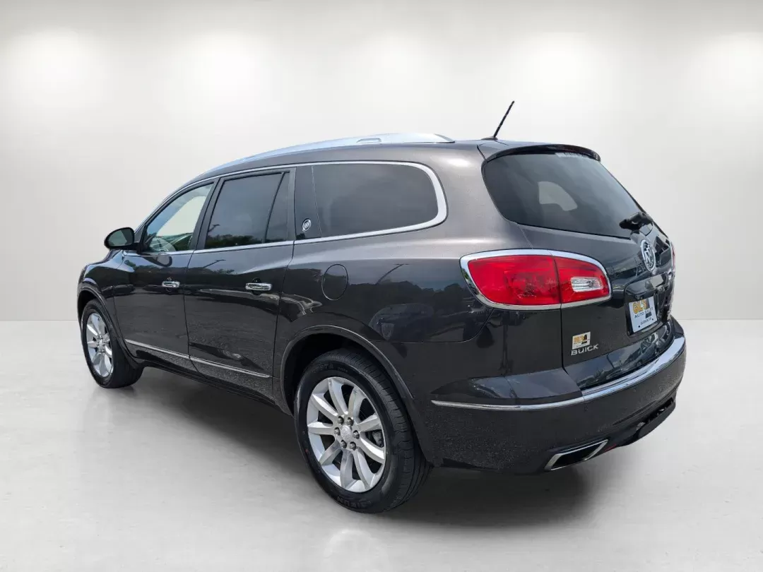 2015 /Ebony Buick Enclave Premium (5GAKRCKD9FJ) with an Gas V6 3.6L/217 engine, 6-Speed Automatic transmission, located at 5115 14th Ave., Columbus, GA, 31904, (706) 323-0345, 32.511494, -84.971046 - 2015 Buick Enclave Premium - Photo#2