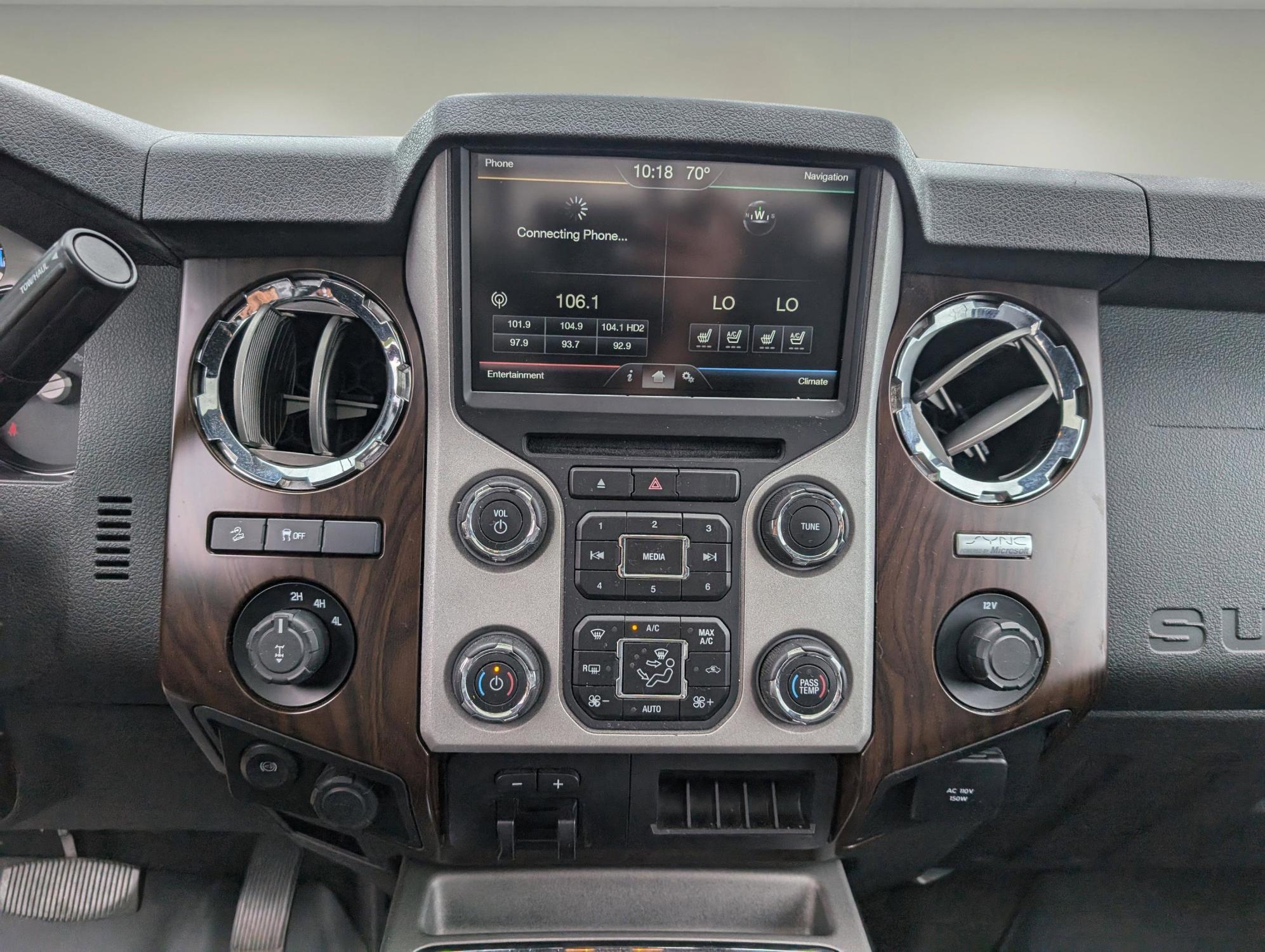 2015 Ford Super Duty F-250 SRW Lariat (1FT7W2BT5FE) with an Intercooled Turbo Diesel V-8 6.7 L/406 engine, 6-Speed Automatic w/OD transmission, located at 3959 U.S. 80 W, Phenix City, AL, 36870, (334) 297-4885, 32.469296, -85.135185 - 2015 Ford Super Duty F-250 SRW Lariat - Photo#13