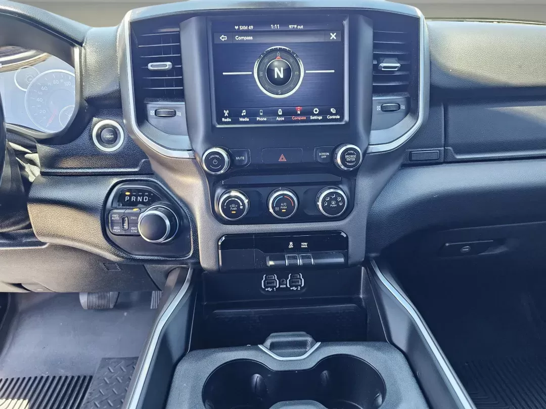 2021 /Black Ram 1500 Big Horn (1C6SRFMT4MN) with an Regular Unleaded V-8 5.7 L/345 engine, 8-Speed Automatic w/OD transmission, located at 521 Old Farm Lane Rd, Prattville, AL, 36066, (334) 325-1505, 32.482460, -86.416367 - 2021 Ram 1500 Big Horn - Photo#12