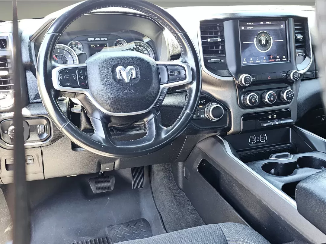 2021 /Black Ram 1500 Big Horn (1C6SRFMT4MN) with an Regular Unleaded V-8 5.7 L/345 engine, 8-Speed Automatic w/OD transmission, located at 521 Old Farm Lane Rd, Prattville, AL, 36066, (334) 325-1505, 32.482460, -86.416367 - 2021 Ram 1500 Big Horn - Photo#16