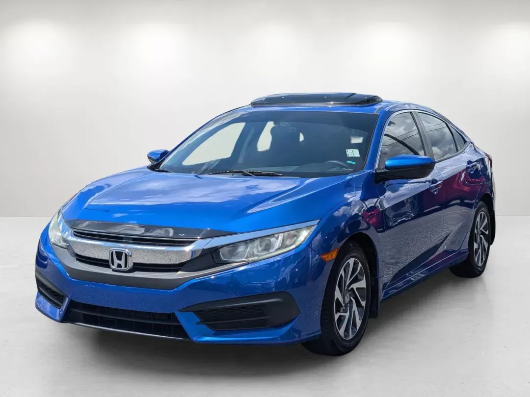 2016 Honda Civic Sedan EX (19XFC2F78GE) with an Regular Unleaded I-4 2.0 L/122 engine, 1-Speed CVT w/OD transmission, located at 1430 Gateway Drive, Opelika, AL, 36801, (334) 239-0944, 32.637871, -85.409790 - 2016 Honda Civic Sedan EX - Photo#0