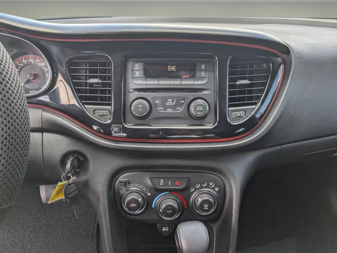 2014 /Black Dodge Dart SXT (1C3CDFBA2ED) with an Regular Unleaded I-4 2.0 L/122 engine, 6-Speed Automatic w/OD transmission, located at 3959 U.S. 80 W, Phenix City, AL, 36870, (334) 297-4885, 32.469296, -85.135185 - 2014 Dodge Dart SXT - Photo#14