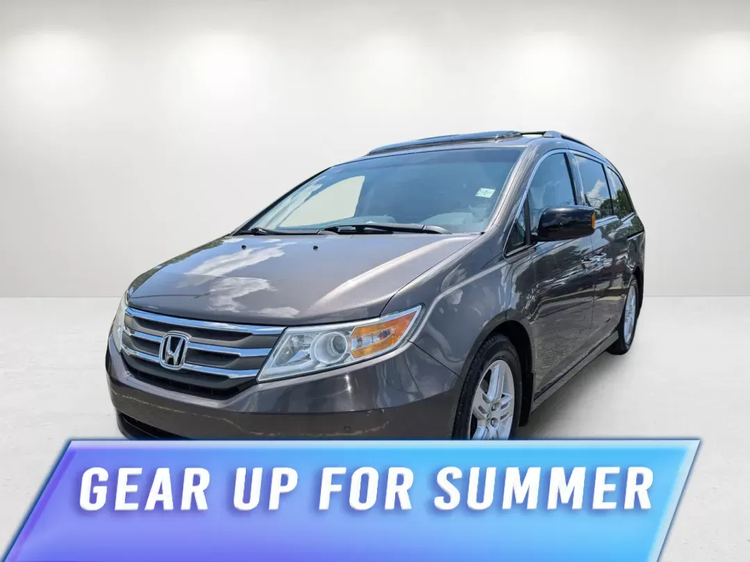 2012 Honda Odyssey Touring (5FNRL5H92CB) with an Gas V6 3.5L/212 engine, 6-Speed Automatic transmission, located at 3959 U.S. 80 W, Phenix City, AL, 36870, (334) 297-4885, 32.469296, -85.135185 - 2012 Honda Odyssey Touring - Photo#0