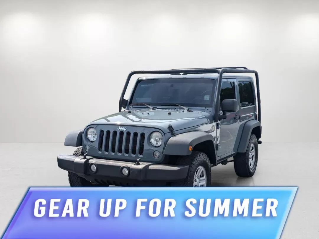 2014 /Black Jeep Wrangler Sport (1C4AJWAG3EL) with an Regular Unleaded V-6 3.6 L/220 engine, 5-Speed Automatic w/OD transmission, located at 5115 14th Ave., Columbus, GA, 31904, (706) 323-0345, 32.511494, -84.971046 - 2014 Jeep Wrangler Sport - Photo#0