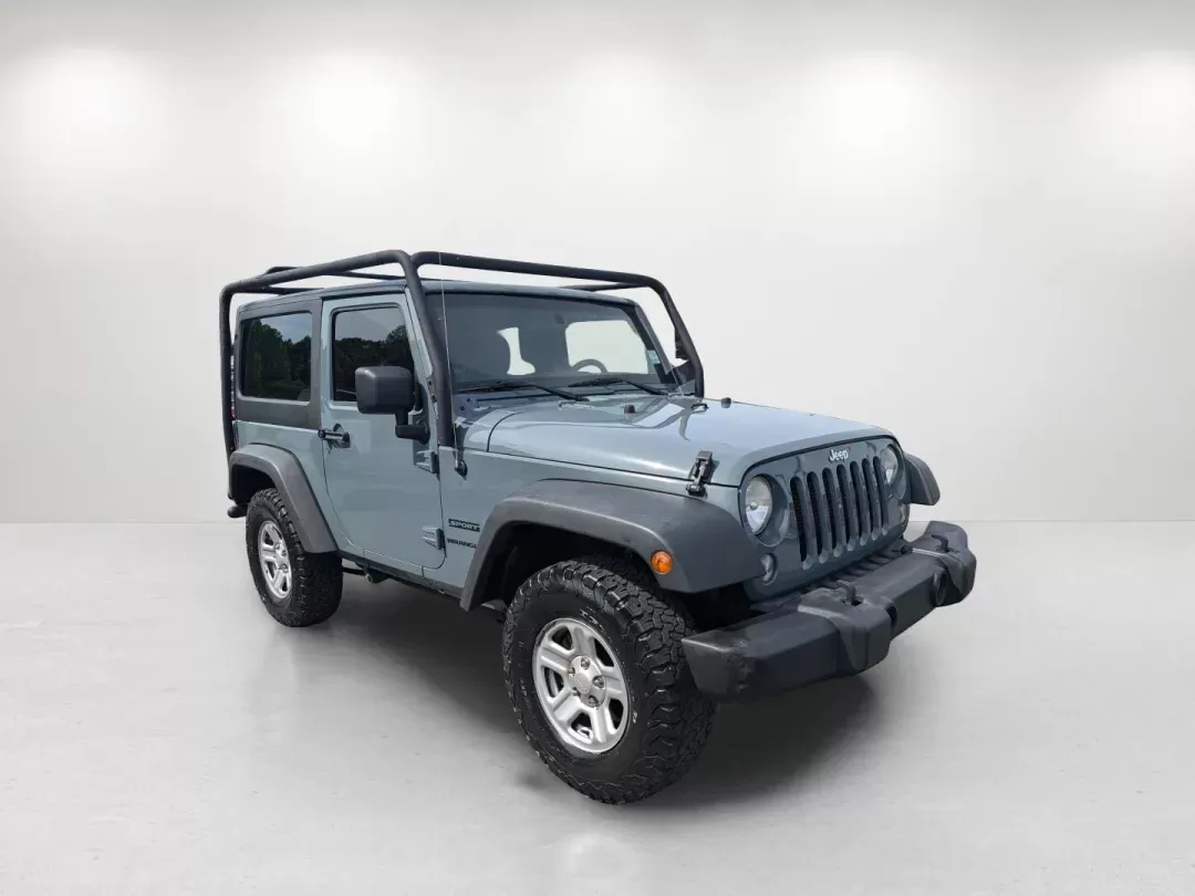 2014 /Black Jeep Wrangler Sport (1C4AJWAG3EL) with an Regular Unleaded V-6 3.6 L/220 engine, 5-Speed Automatic w/OD transmission, located at 5115 14th Ave., Columbus, GA, 31904, (706) 323-0345, 32.511494, -84.971046 - 2014 Jeep Wrangler Sport - Photo#2