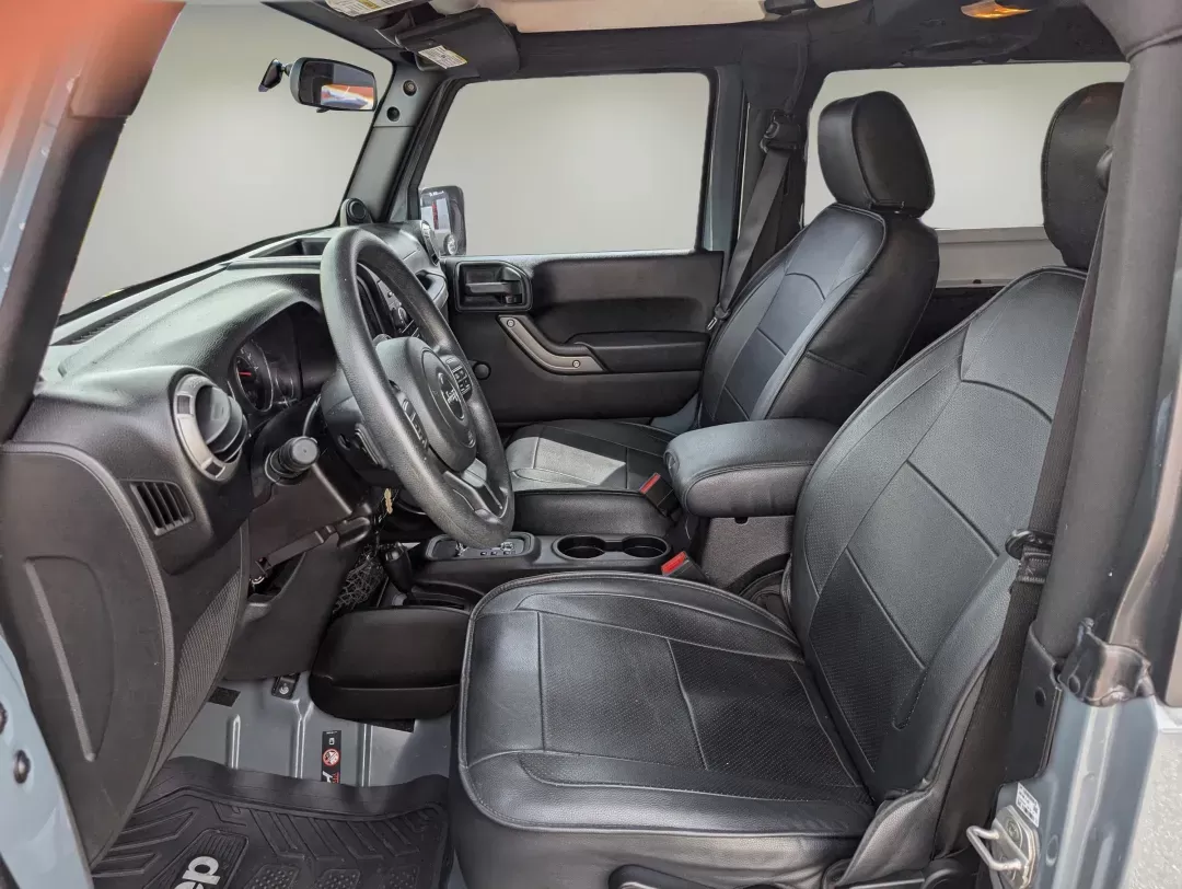 2014 /Black Jeep Wrangler Sport (1C4AJWAG3EL) with an Regular Unleaded V-6 3.6 L/220 engine, 5-Speed Automatic w/OD transmission, located at 5115 14th Ave., Columbus, GA, 31904, (706) 323-0345, 32.511494, -84.971046 - 2014 Jeep Wrangler Sport - Photo#9