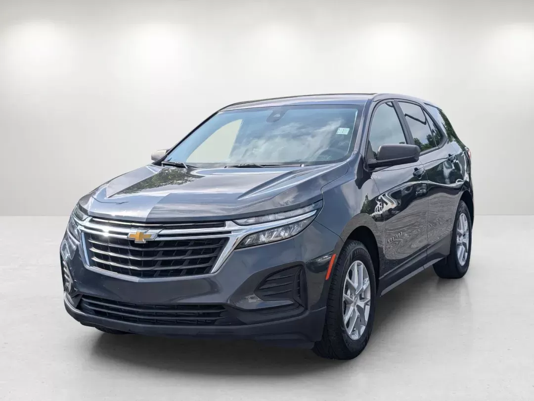 2022 /Medium Ash Gray Chevrolet Equinox LS (3GNAXHEV3NS) with an Turbocharged Gas I4 1.5L/92 engine, 6-Speed Automatic transmission, located at 3959 U.S. 80 W, Phenix City, AL, 36870, (334) 297-4885, 32.469296, -85.135185 - 2022 Chevrolet Equinox LS - Photo#1