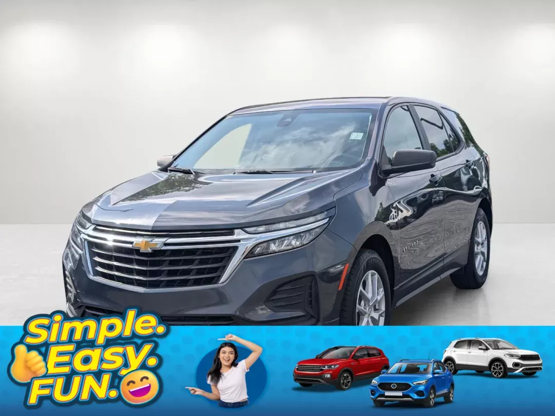 2022 /Medium Ash Gray Chevrolet Equinox LS (3GNAXHEV3NS) with an Turbocharged Gas I4 1.5L/92 engine, 6-Speed Automatic transmission, located at 3959 U.S. 80 W, Phenix City, AL, 36870, (334) 297-4885, 32.469296, -85.135185 - 2022 Chevrolet Equinox LS - Photo#0