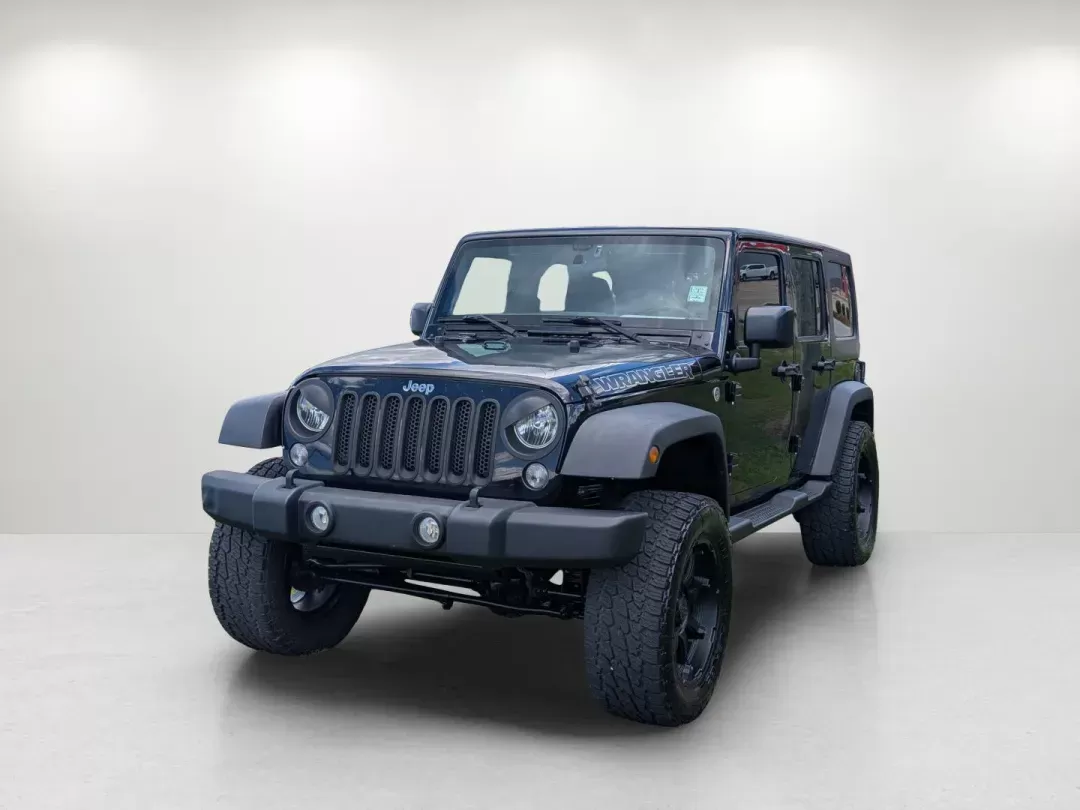 2015 /Black Jeep Wrangler Unlimited Sport (1C4BJWDG2FL) with an Regular Unleaded V-6 3.6 L/220 engine, 5-Speed Automatic w/OD transmission, located at 3959 U.S. 80 W, Phenix City, AL, 36870, (334) 297-4885, 32.469296, -85.135185 - 2015 Jeep Wrangler Unlimited Sport - Photo#1