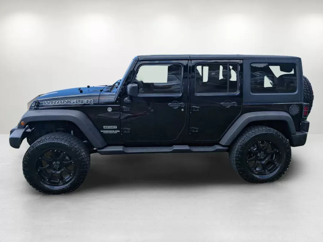 2015 /Black Jeep Wrangler Unlimited Sport (1C4BJWDG2FL) with an Regular Unleaded V-6 3.6 L/220 engine, 5-Speed Automatic w/OD transmission, located at 3959 U.S. 80 W, Phenix City, AL, 36870, (334) 297-4885, 32.469296, -85.135185 - 2015 Jeep Wrangler Unlimited Sport - Photo#8