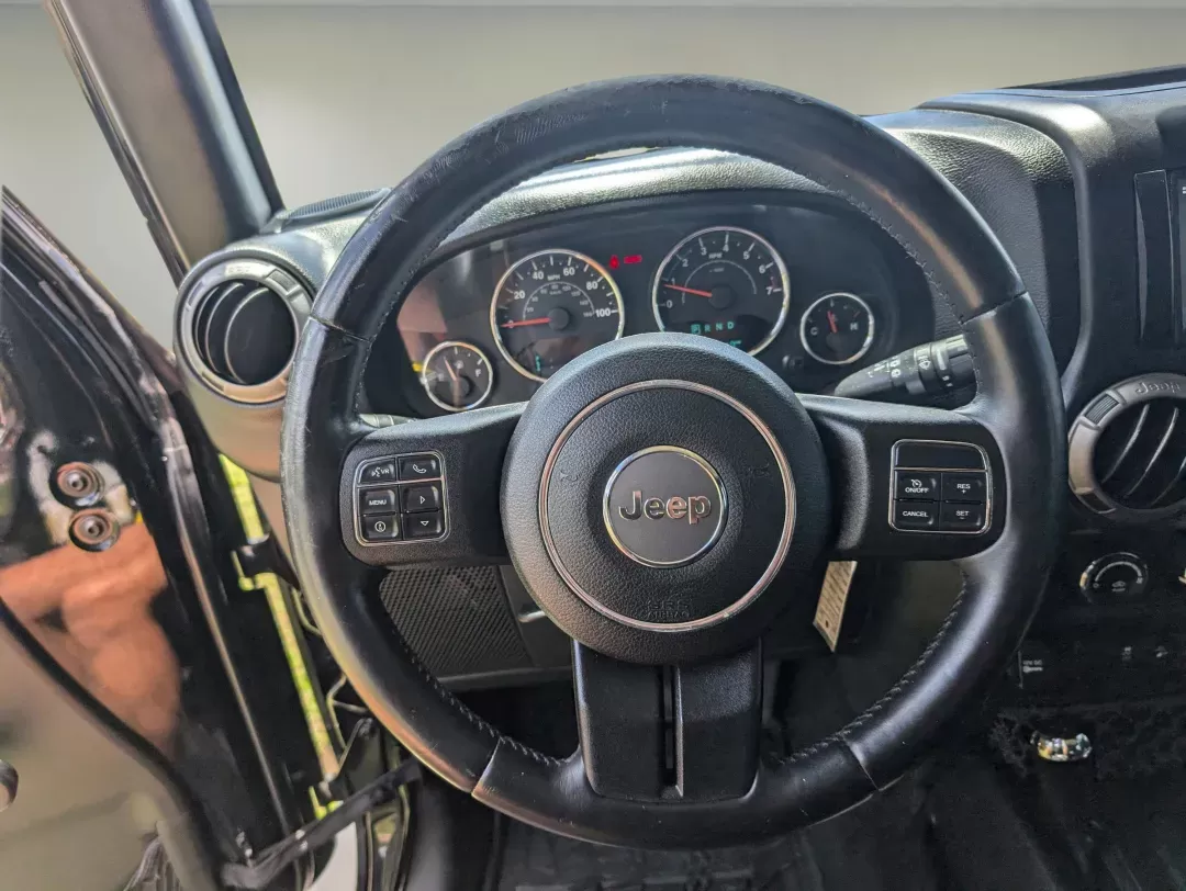 2015 /Black Jeep Wrangler Unlimited Sport (1C4BJWDG2FL) with an Regular Unleaded V-6 3.6 L/220 engine, 5-Speed Automatic w/OD transmission, located at 3959 U.S. 80 W, Phenix City, AL, 36870, (334) 297-4885, 32.469296, -85.135185 - 2015 Jeep Wrangler Unlimited Sport - Photo#15