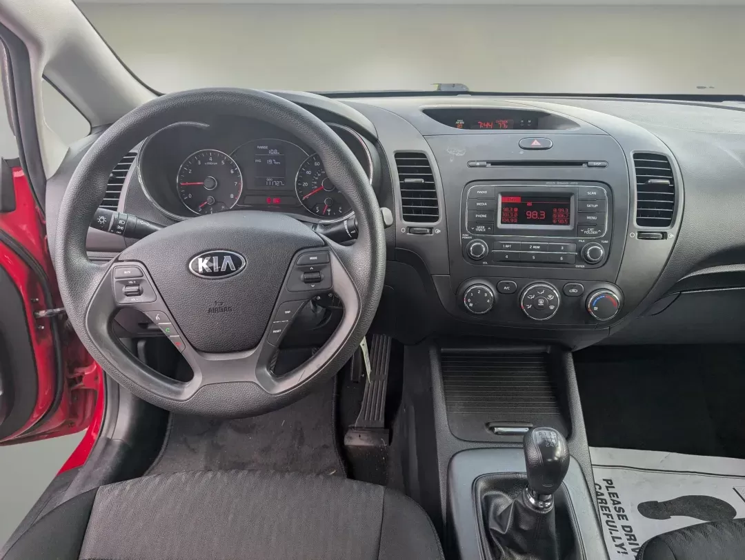 2016 /Black Kia Forte LX (KNAFK4A61G5) with an Regular Unleaded I-4 1.8 L/110 engine, 6-Speed Manual w/OD transmission, located at 1430 Gateway Drive, Opelika, AL, 36801, (334) 239-0944, 32.637871, -85.409790 - 2016 Kia Forte LX - Photo#10