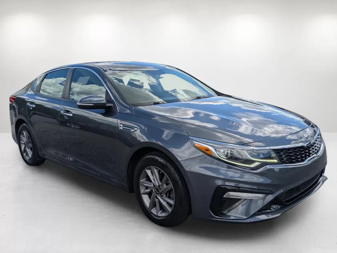 2020 /Black Kia Optima LX (5XXGT4L37LG) with an Regular Unleaded I-4 2.4 L/144 engine, 6-Speed Automatic w/OD transmission, located at 804 22nd Ave, Phenix City, AL, 36870, (334) 297-1860, 32.484749, -85.024475 - 2020 Kia Optima LX - Photo#2