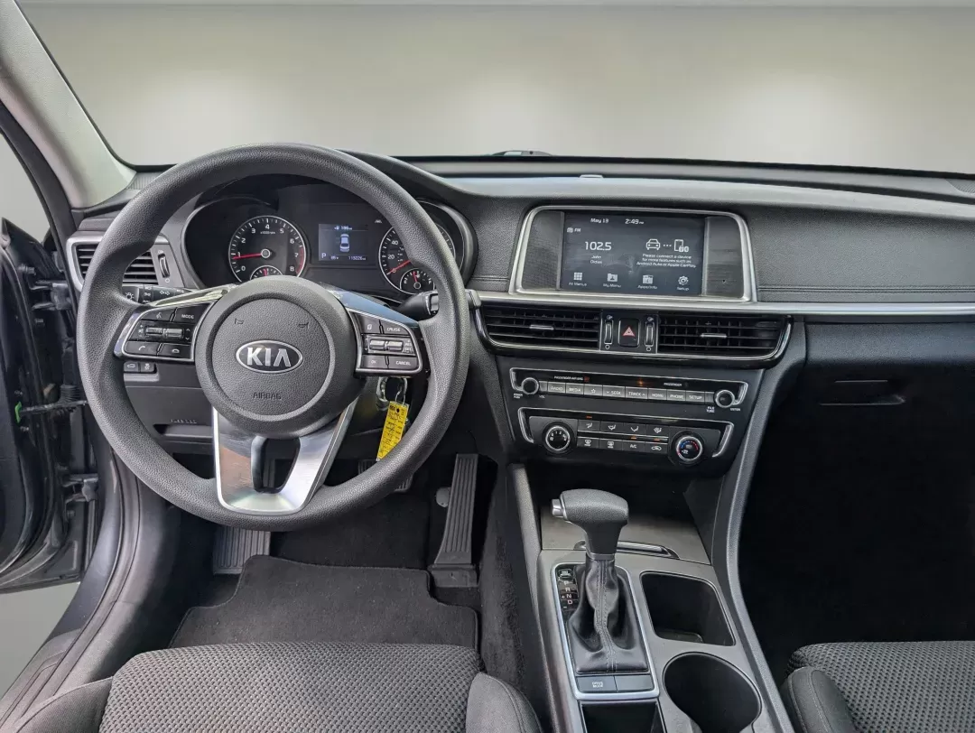 2020 /Black Kia Optima LX (5XXGT4L37LG) with an Regular Unleaded I-4 2.4 L/144 engine, 6-Speed Automatic w/OD transmission, located at 804 22nd Ave, Phenix City, AL, 36870, (334) 297-1860, 32.484749, -85.024475 - 2020 Kia Optima LX - Photo#11