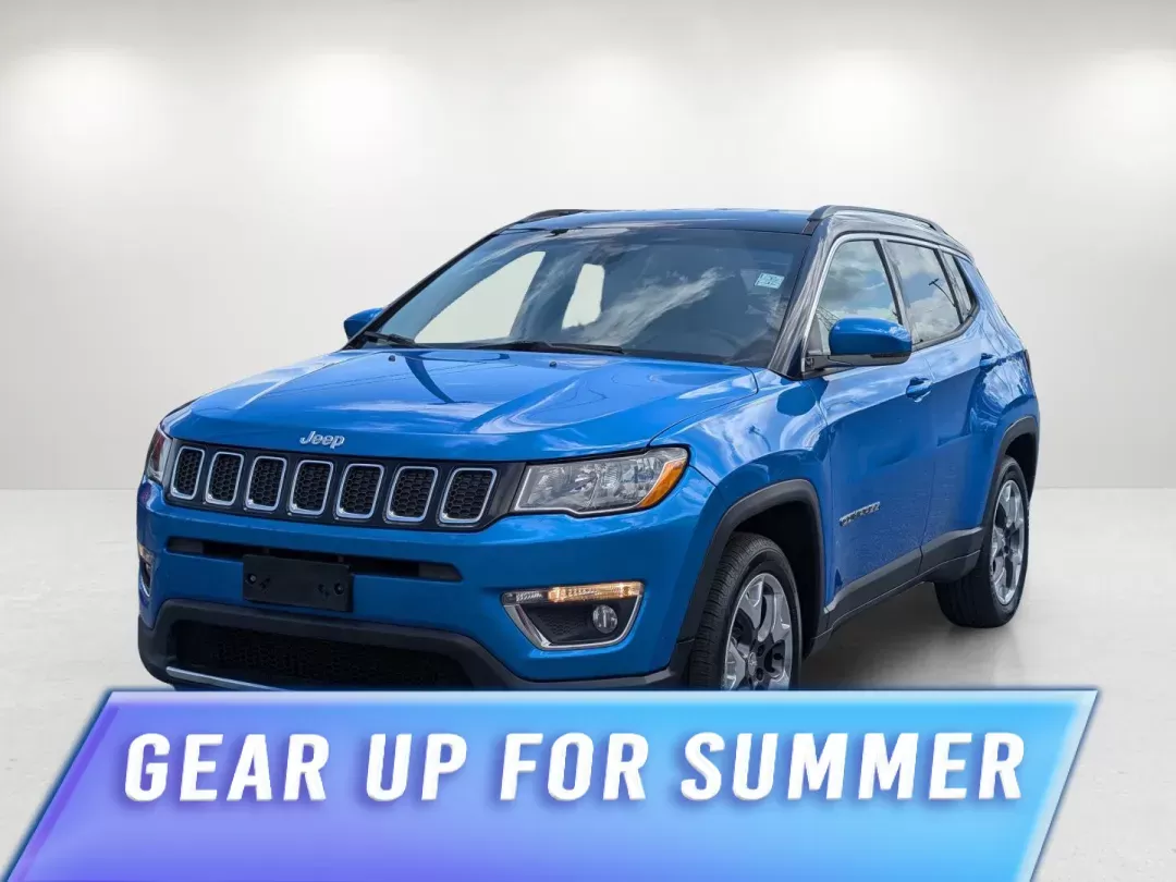2018 /Ski Gray/Black Jeep Compass Limited (3C4NJCCBXJT) with an Regular Unleaded I-4 2.4 L/144 engine, 6-Speed Automatic w/OD transmission, located at 804 22nd Ave, Phenix City, AL, 36870, (334) 297-1860, 32.484749, -85.024475 - 2018 Jeep Compass Limited - Photo#0