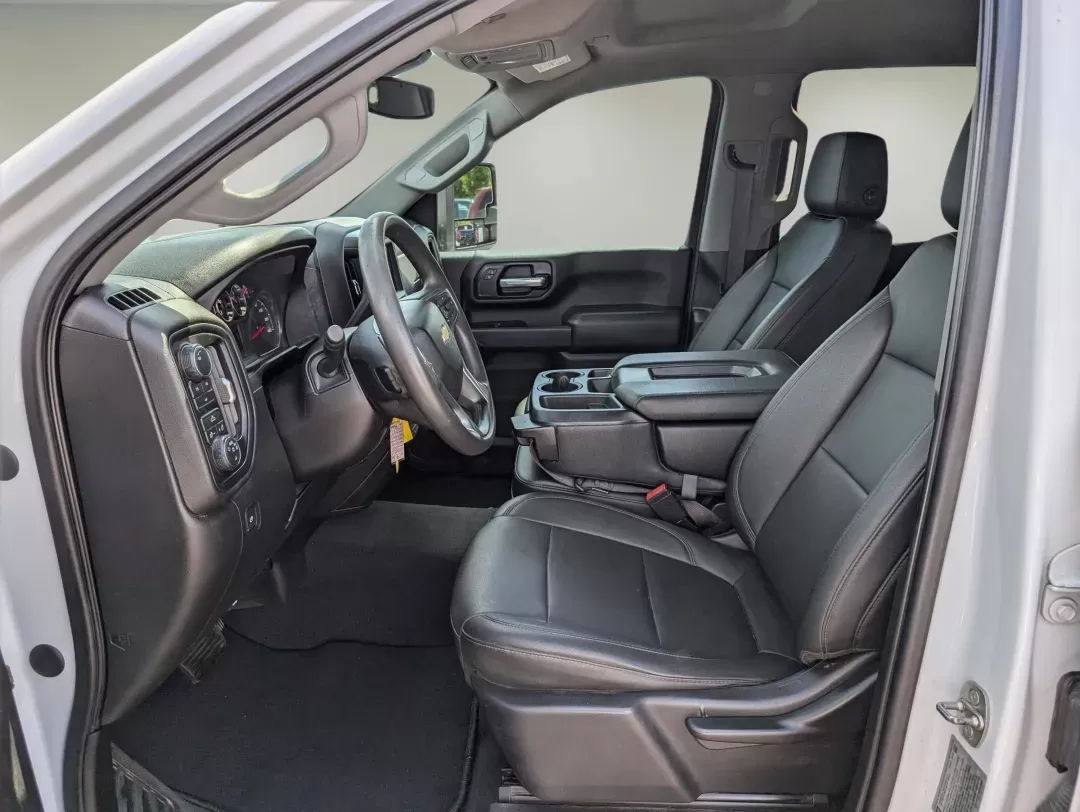 2021 /Jet Black Chevrolet Silverado 2500HD Work Truck (1GC4YLEYXMF) with an Turbocharged Diesel V8 6.6L/403 engine, 10-Speed Automatic transmission, located at 3959 U.S. 80 W, Phenix City, AL, 36870, (334) 297-4885, 32.469296, -85.135185 - 2021 Chevrolet Silverado 2500HD Work Truck - Photo#11