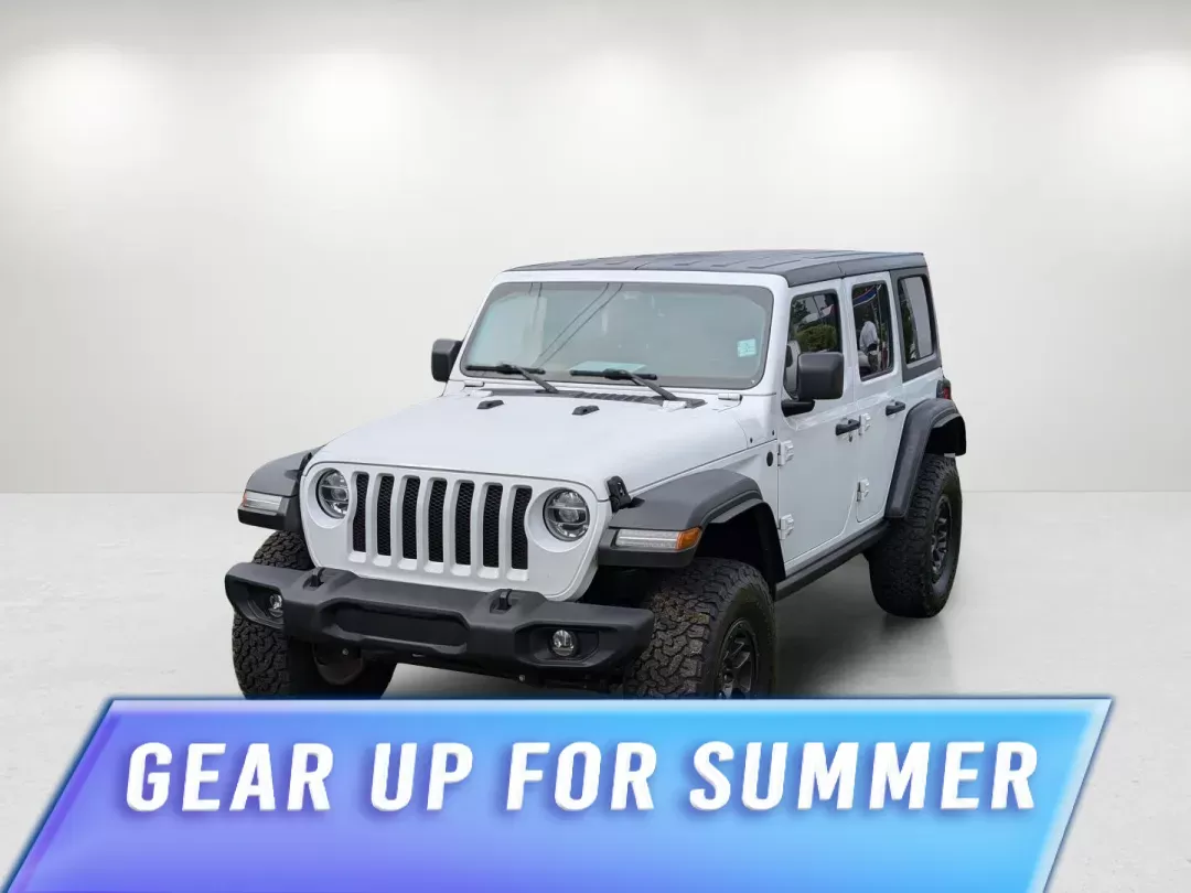 2018 /Black Jeep Wrangler Unlimited Sport S (1C4HJXDG2JW) with an Regular Unleaded V-6 3.6 L/220 engine, 6-Speed Manual w/OD transmission, located at 3959 U.S. 80 W, Phenix City, AL, 36870, (334) 297-4885, 32.469296, -85.135185 - 2018 Jeep Wrangler Unlimited Sport S - Photo#0