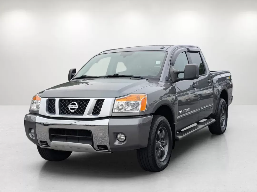 2015 /Charcoal II Nissan Titan PRO-4X (1N6BA0EC8FN) with an Regular Unleaded V-8 5.6 L/339 engine, 5-Speed Automatic w/OD transmission, located at 3959 U.S. 80 W, Phenix City, AL, 36870, (334) 297-4885, 32.469296, -85.135185 - 2015 Nissan Titan PRO-4X - Photo#1