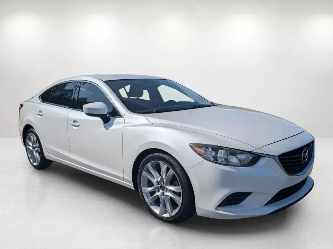 2017 /Black Mazda Mazda6 Touring (JM1GL1V50H1) with an Regular Unleaded I-4 2.5 L/152 engine, 6-Speed Automatic w/OD transmission, located at 3959 U.S. 80 W, Phenix City, AL, 36870, (334) 297-4885, 32.469296, -85.135185 - 2017 Mazda Mazda6 Touring - Photo#2