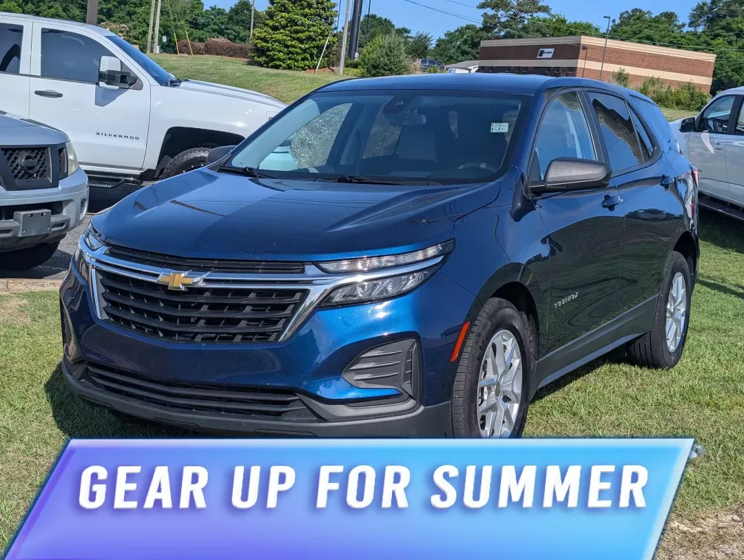 2022 /Medium Ash Gray Chevrolet Equinox LS (3GNAXHEV5NS) with an Turbocharged Gas I4 1.5L/92 engine, 6-Speed Automatic transmission, located at 3959 U.S. 80 W, Phenix City, AL, 36870, (334) 297-4885, 32.469296, -85.135185 - 2022 Chevrolet Equinox LS - Photo#0